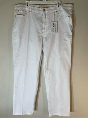 Soft Surroundings The Ultimate Straight Cropped Jeans. 18W. NWT.